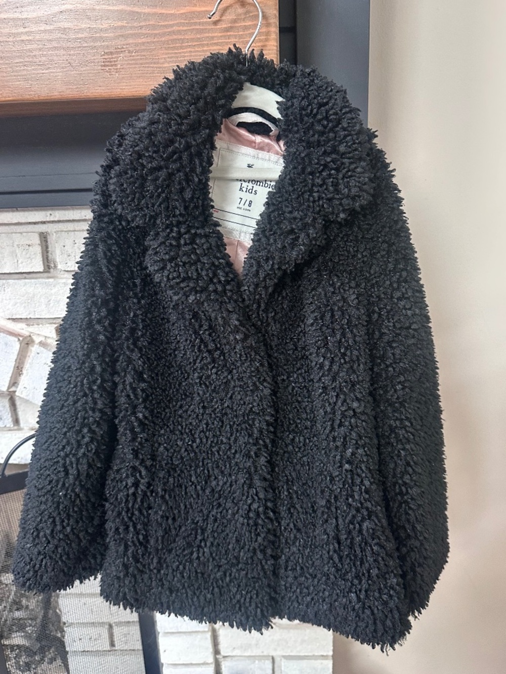 girls faux fur jacket